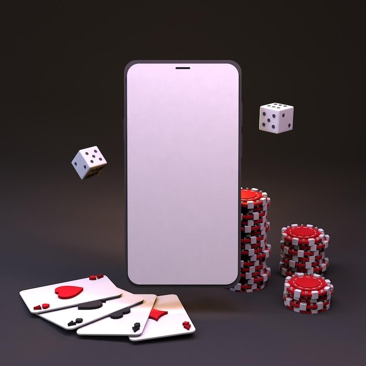 Meja digital Kasino Virtual bernuansa hijau